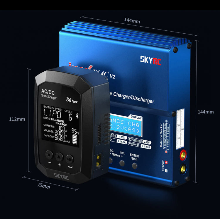 SkyRC B6 Nex Charger LiPo/LiFe/LiHV 1-15S,NiMH 1-6S 50W 240AC*