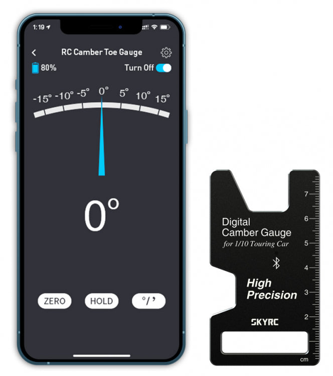 Camber Gauge Digital Bluetooth CTG-015 1/10