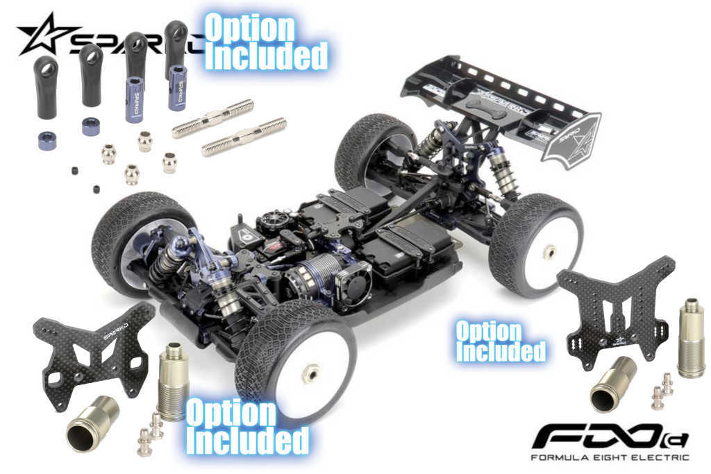 SPARKO SPKF80001EB-25 - Sparko F8 Euro 25 1:8 4WD Electric Buggy