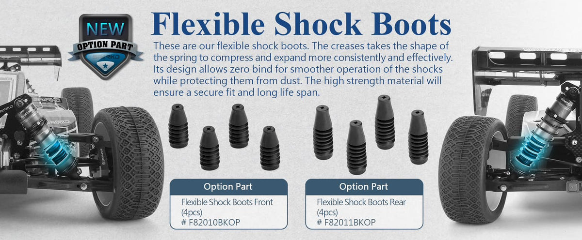 SPARKO SPKF82011BKOP - Sparko F8 Flexible Shock Boots Rear 4