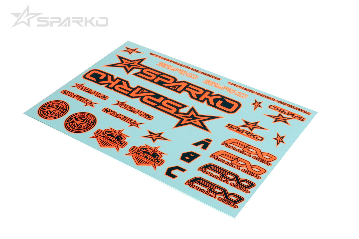 SPARKO SPKF89004-OGOP - Sparko F8 Body Sticker-Orange for Optional