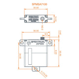 A7100 MT/MS MG HV Wing Servo