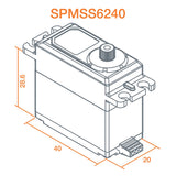 S6240 High Torq High Speed Digital WP Metal Servo
