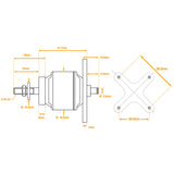 Avian 5055-500Kv Brushless Outrunner Motor