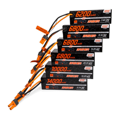 6800mAh 3S 11.1V Smart Pro Basher LiPo 120C IC5