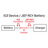 Adapter: IC2 Device / JST - RCY Battery