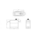 Servo BH6027 Brushless HV 25.0kg/0.08sec @7.4V