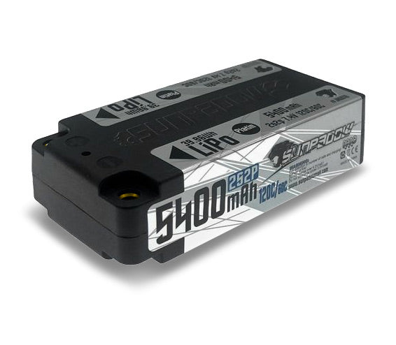 Li-Po Battery 2S 7,4V 5400mAh 120C Shorty Top Series*