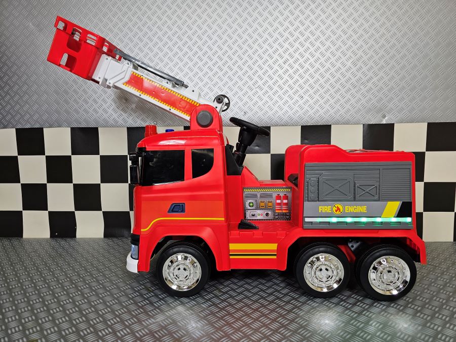 Scania brandbil 12V elbil för barn