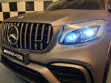 Mercedes-Benz GLC 63 AMG 12V elbil för barn – 1 person, metallic svart