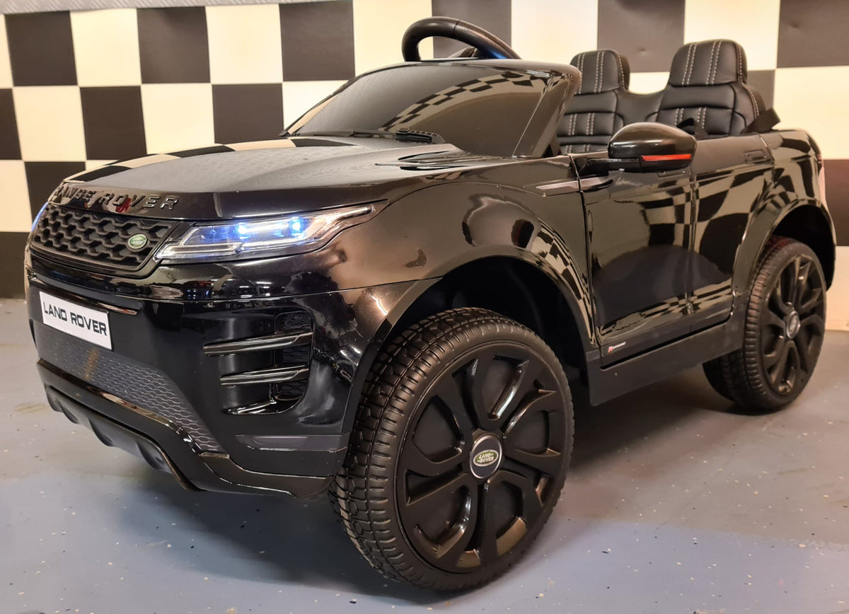 Range Rover Evoque 4x4 12V elbil til børn – 1 person, sort