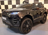 Range Rover Evoque 4x4 12V elbil til børn – 1 person, sort