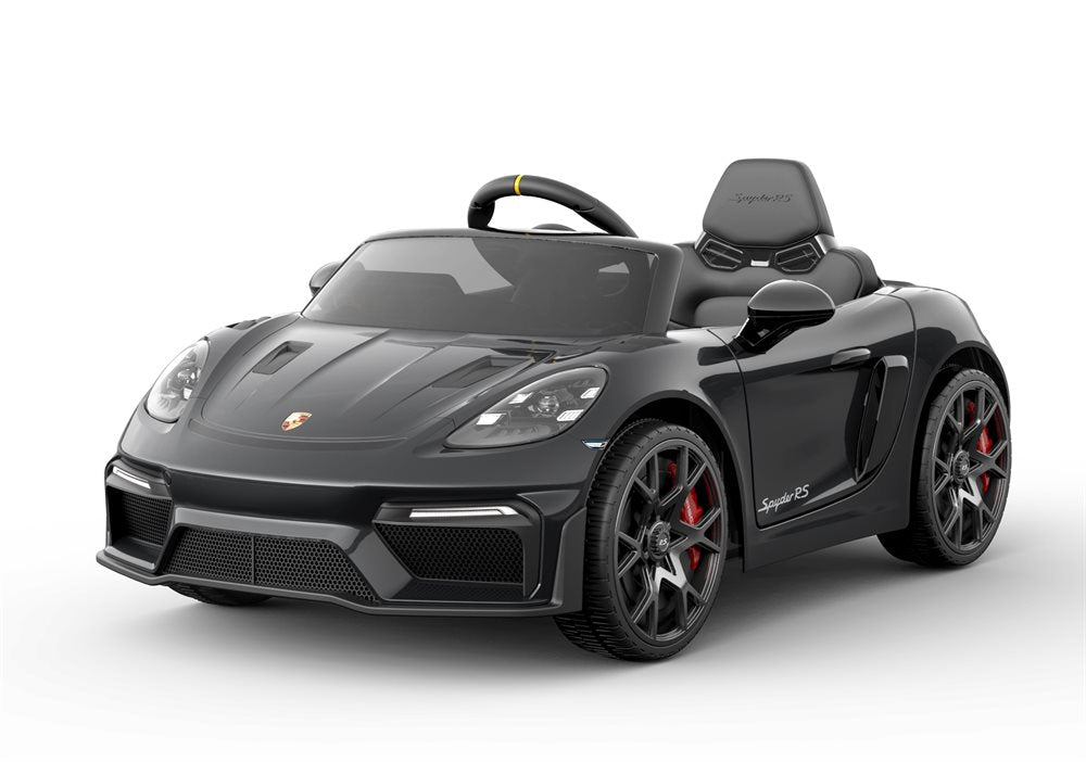 Porsche Spyder 718 RS Elbil med gummihjul – 12V