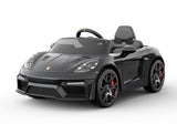 Porsche Spyder 718 RS Elbil med gummihjul – 12V