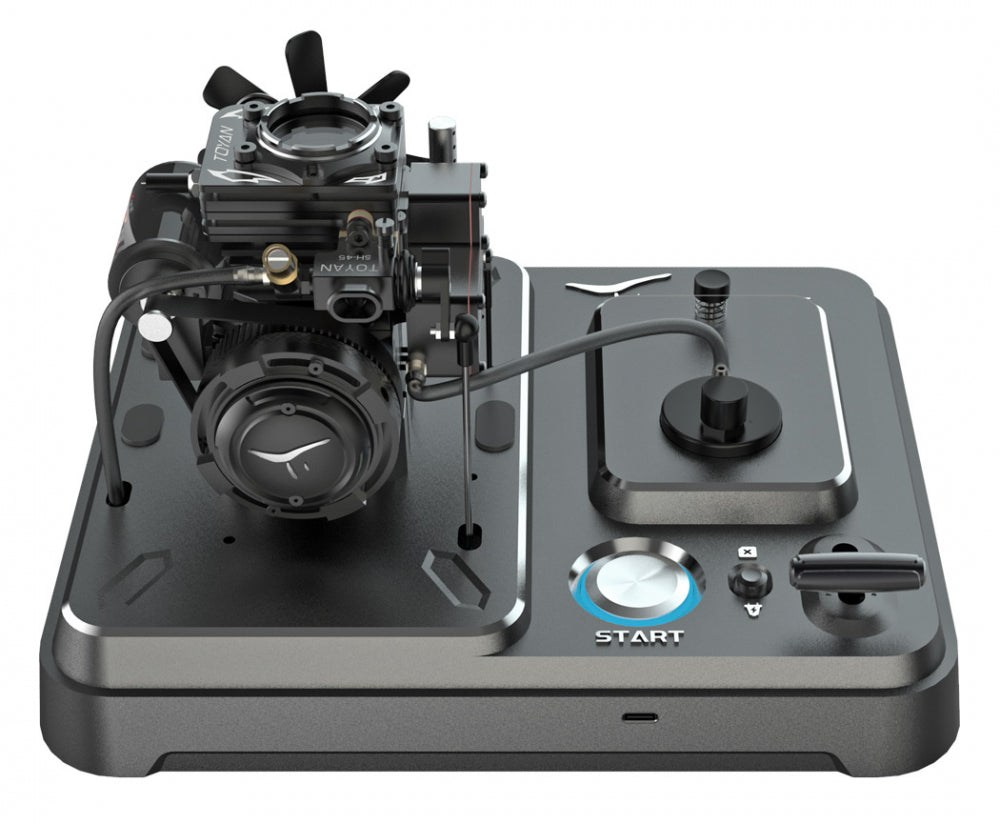 FS-S100AT1D-XP 1-Cyl Methanol Engine 4-Stroke "Visible" Ready Built