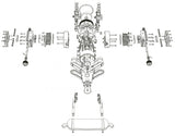 FS-B400 4-Cyl Boxer Methanol Engine 4-Stroke Kit