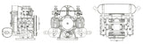FS-B400 4-Cyl Boxer Methanol Engine 4-Stroke Kit
