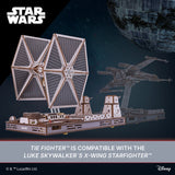 UGEARS Star Wars TIE Fighter – 3D træbyggesæt med motor (400 dele)
