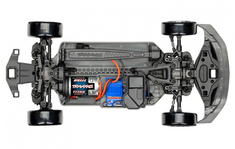 Traxxas 105237-4 4-TEC Drift 2WD Mustang XL-5 TQi