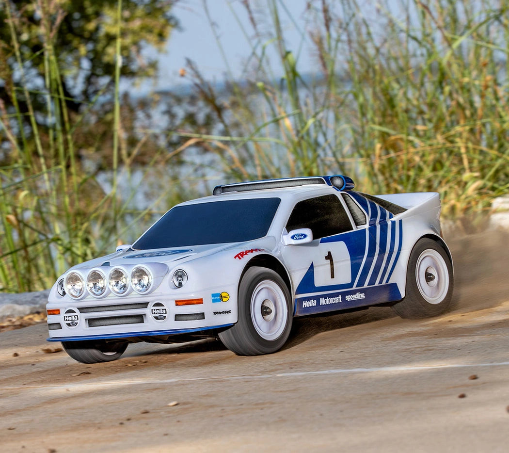 Mini Rally Ford RS200 RTR TQi VXL-3s - USB-C laddare / 2s LiPo