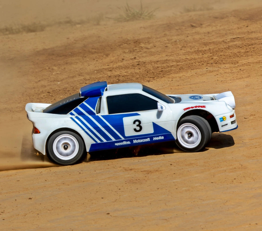 Mini Rally Ford RS200 RTR TQi VXL-3s - USB-C laddare / 2s LiPo