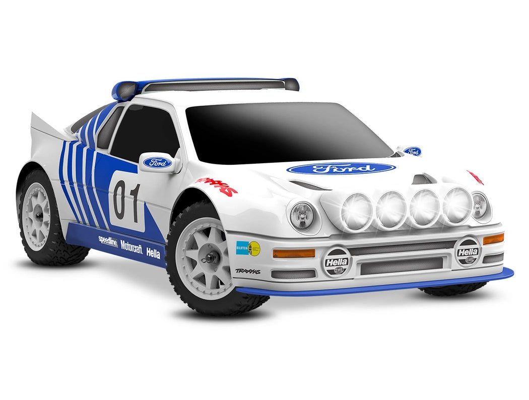 Mini Rally Ford RS200 RTR TQi VXL-3s - USB-C laddare / 2s LiPo
