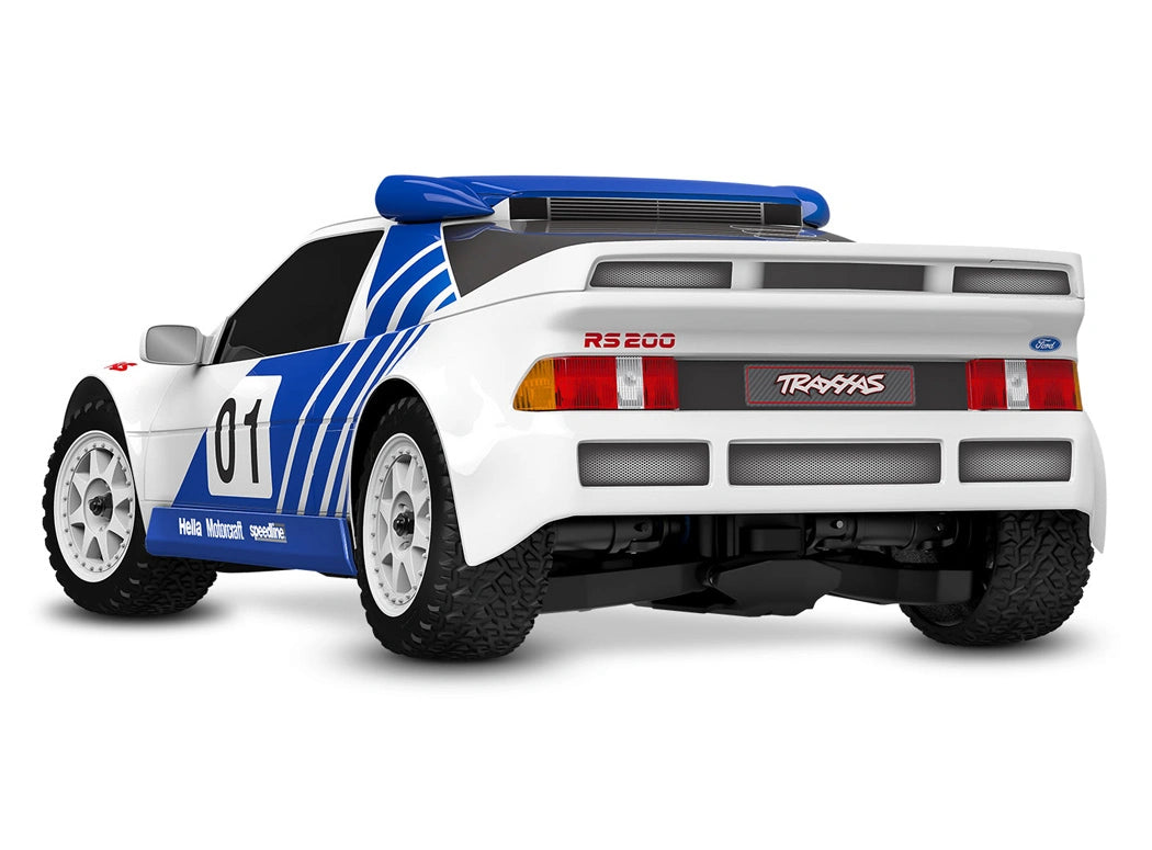 Mini Rally Ford RS200 RTR TQi VXL-3s - USB-C laddare / 2s LiPo