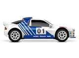 Mini Rally Ford RS200 RTR TQi VXL-3s - USB-C laddare / 2s LiPo