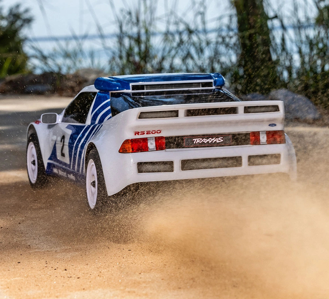 Mini Rally Ford RS200 RTR TQi VXL-3s - USB-C laddare / 2s LiPo