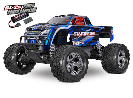 Traxxas 36354-4 Stampede 2WD 1/10 RTR TQ BL-2s HD Blå