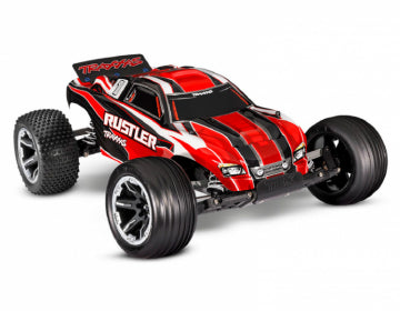TILBUD - Traxxas Rustler Stadium Truck m. batteri og lader - 50 km/t!