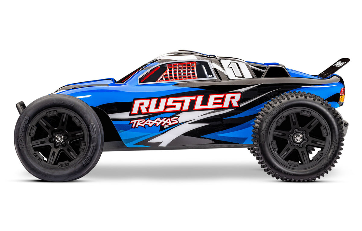 Rustler 2WD 1/10 RTR TQ EHD Blue-X USB-C - With Battery/Charger