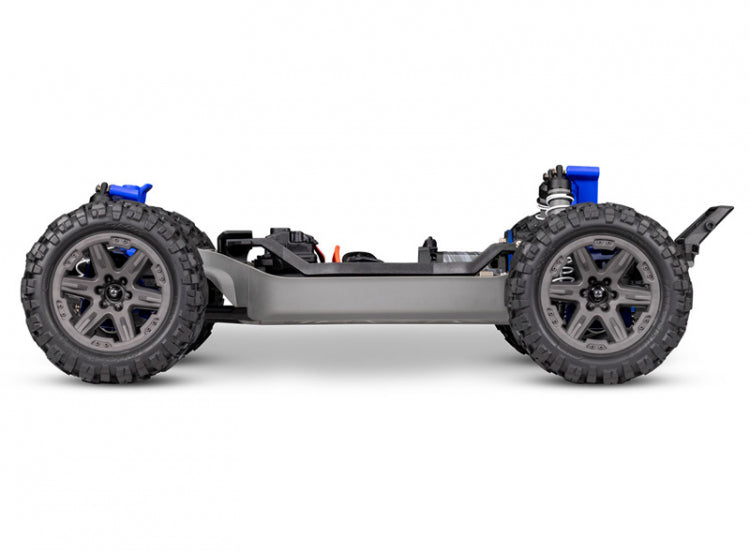 Rustler 4X4 BL-2s chassis set fra siden