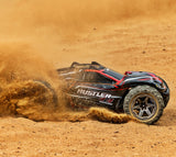 Traxxas Rustler 4X4 BL-2s drifter i sand