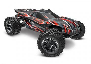 Traxxas 67376-4 Rustler 4x4 VXL 1/10 RTR TQi TSM EHD Rød