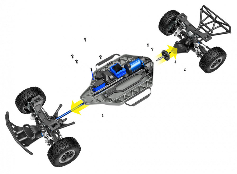 Traxxas 68386-4 Slash 4x4 VXL Clipless RTR TQi TSM EHD