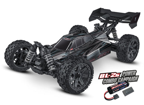 Traxxas 90154-4 Jato 4x4 1/8 BL-2s EHD RTR Sort