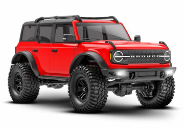 Traxxas 97074-1 TRX-4M 1/18 Ford Bronco Crawler A51 RTR - 2s LiPo/USB Charger Rød
