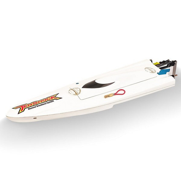 Tenshock TS-013001-W ARTR MINI SCORD II GLASS FIBER BOAT