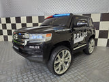 Toyota Land Cruiser polisbil 24V elbil för barn
