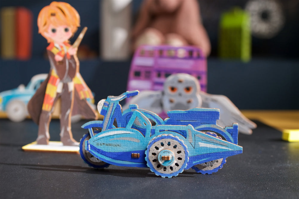 Ugears Coloring HagridÂ´s Flying Motorbike