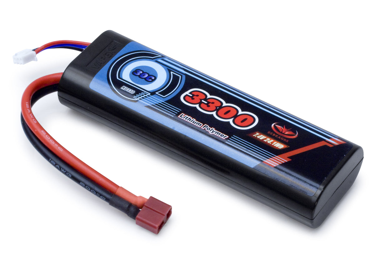 Li-Po Battery 2S 7,4V 3300mAh 30C T-connector