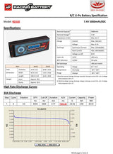 Li-Po Battery 2S 7,4V 5000mAh 30C Hard T-connector*