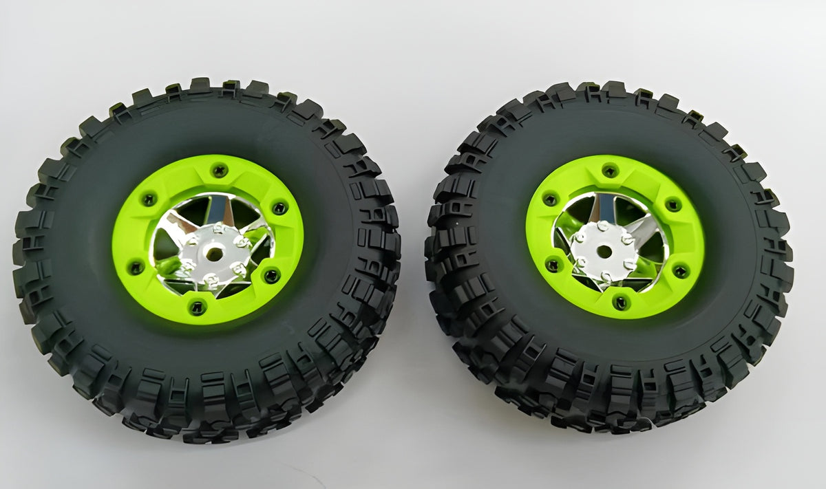 Tire &amp; Wheel Left Green (2)