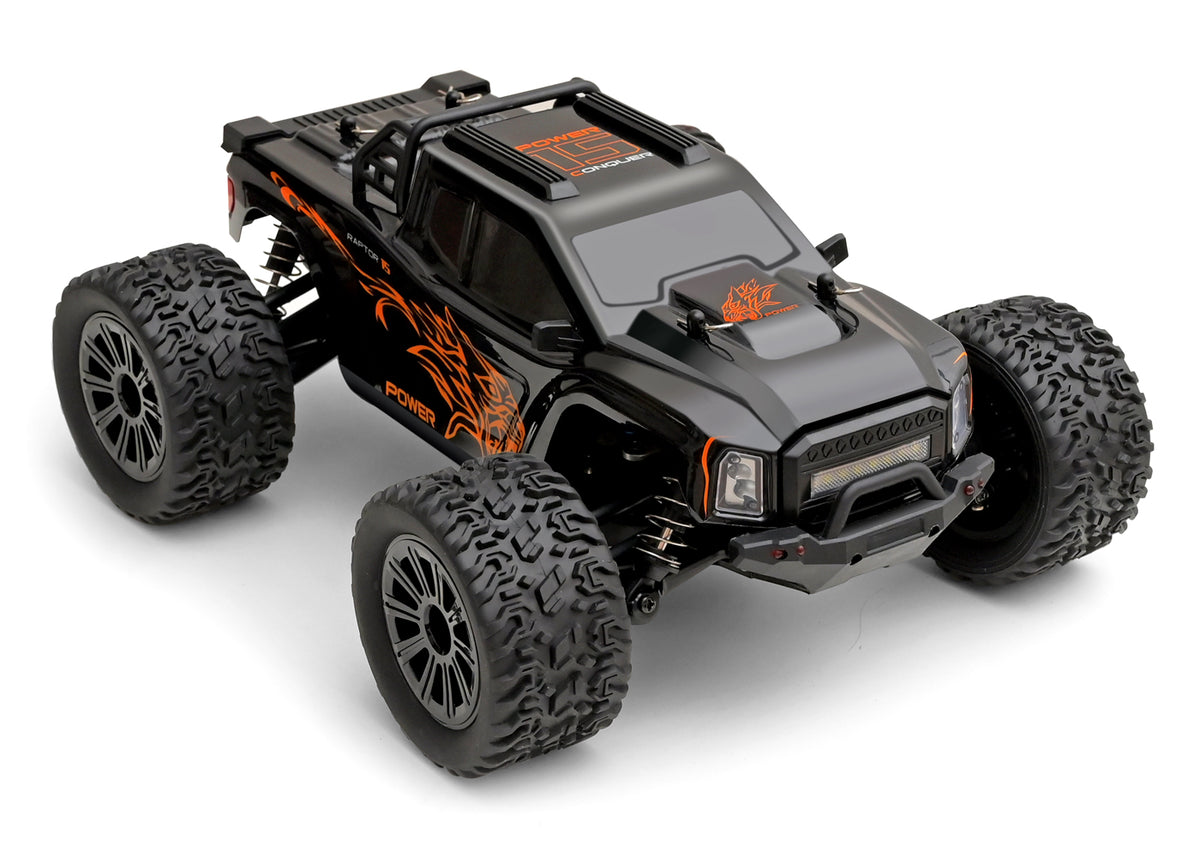 WL 164018 4WD Monster Truck 1/16 RTR Svart
