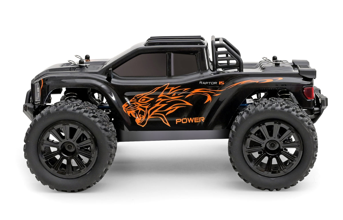 WL 164018 4WD Monster Truck 1/16 RTR Svart
