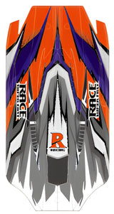 Bodyshell &amp; Wing Orange/Blue