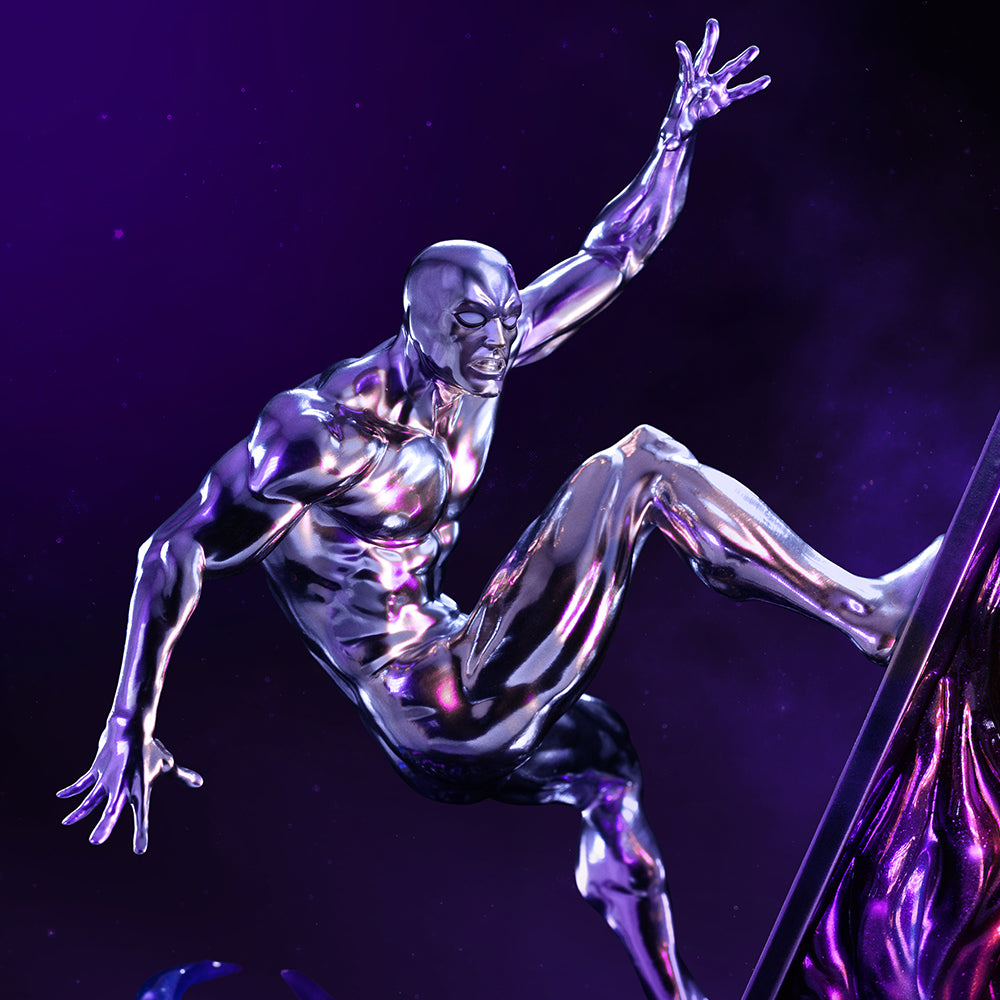 Iron Studios Marvel - Infinity Gauntlet Diorama - Silver Surfer Deluxe Art Scale 1/10