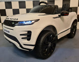 Elektrisk børnebil Range Rover Evoque med 4 motorer hvid