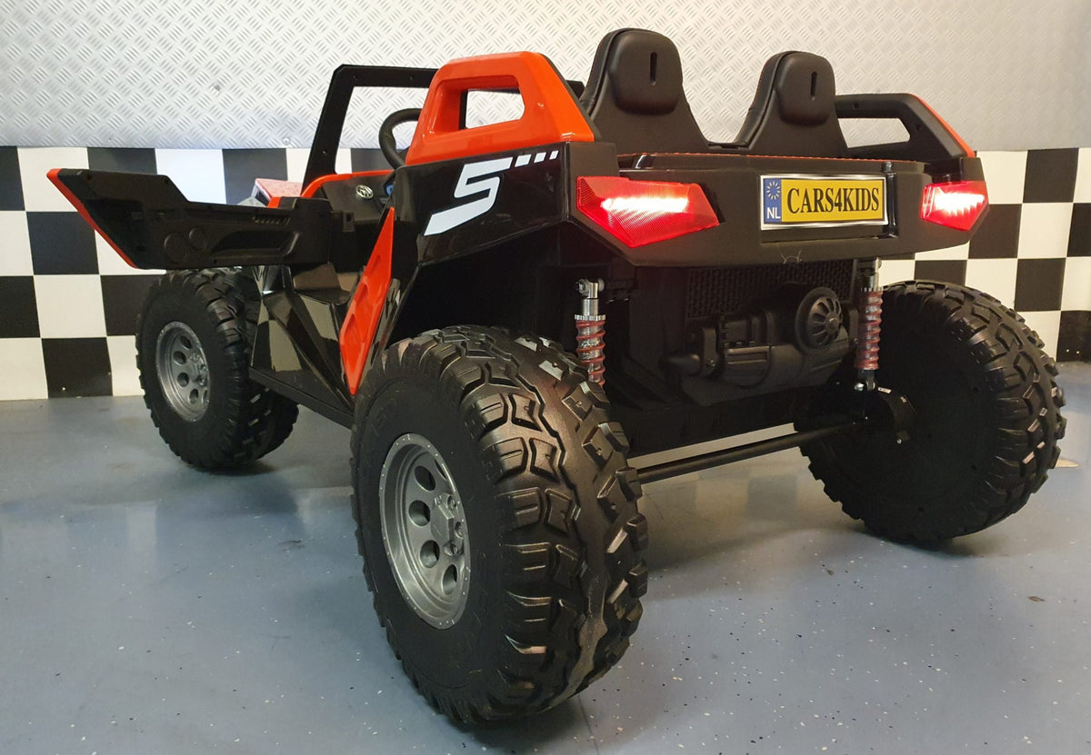 Power Buggy 24V 4-hjulsdrift för barn – 2 personer, röd